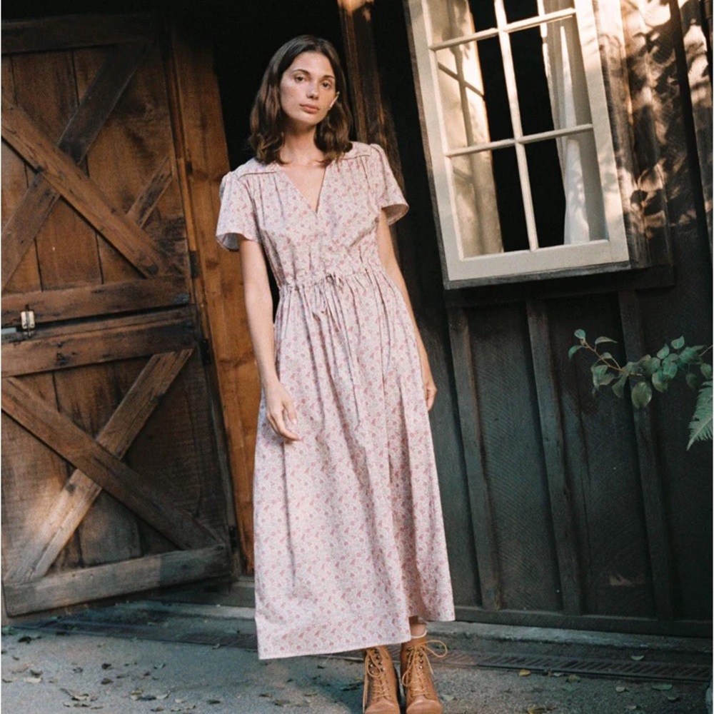 Christy Dawn Dress in Mauve Cosmos Floral
